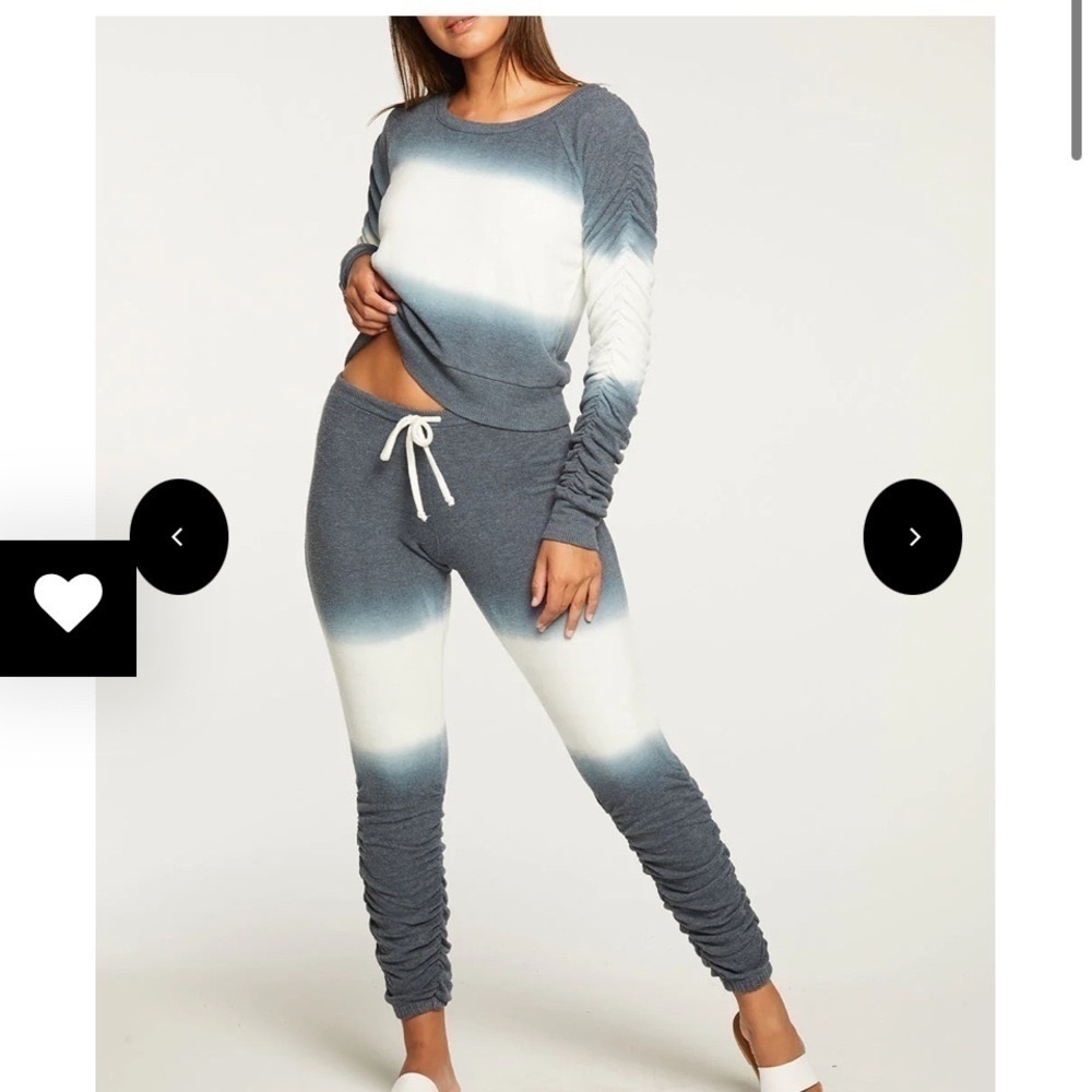 CHASER PULLOVER Brand Blue and White Ombré Pullover​​